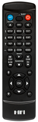 Replacement remote control for Sony CMT-CPX1 RM-SMR1