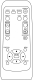 HITACHI CP-S210T CP-S210F Universal Remote